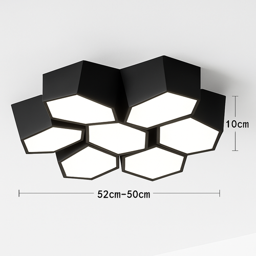 plafonnier led moderne à intensité variable pour intérieur décoratif