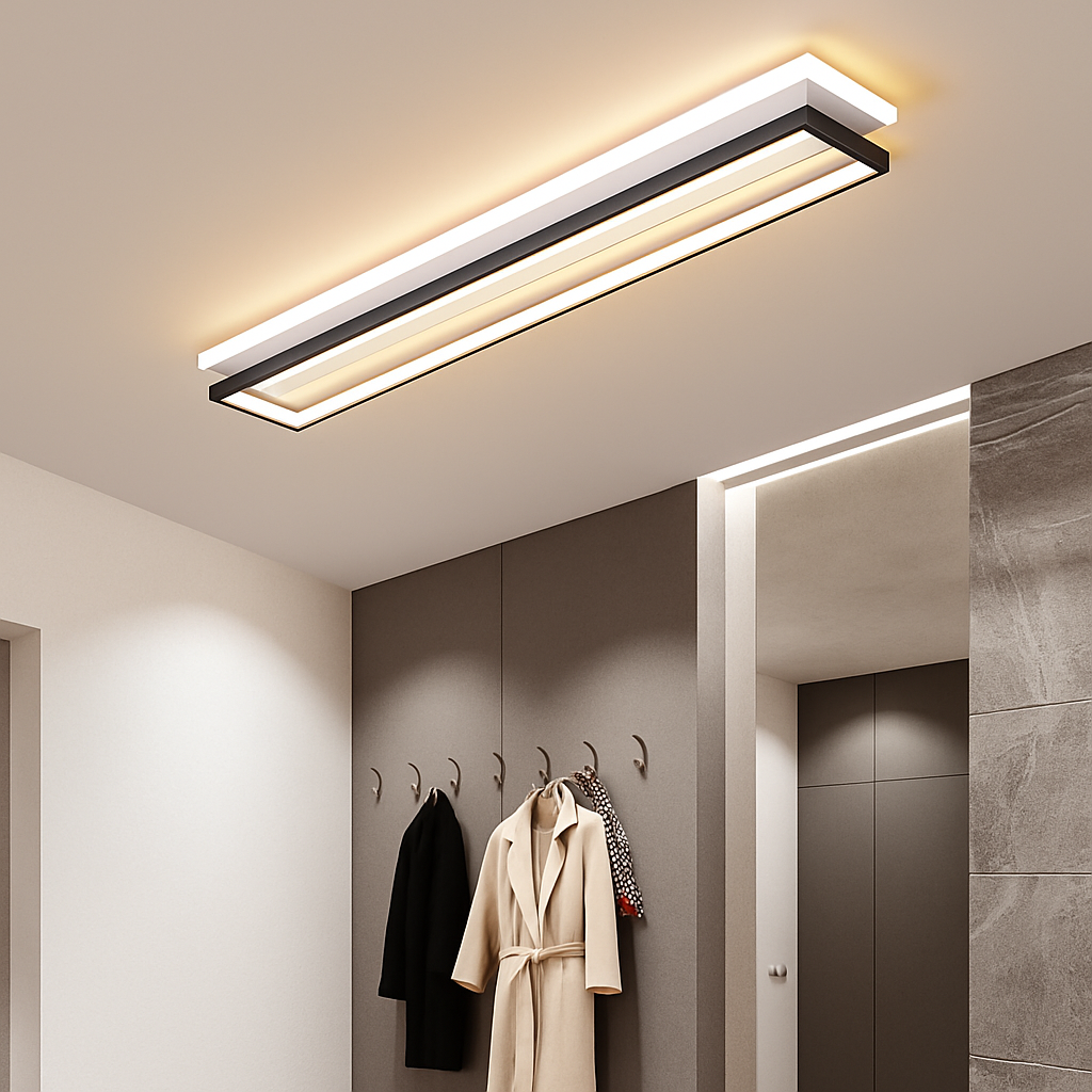 plafonnier led moderne longue bande pour éclairage général - vue 7 sur 16
