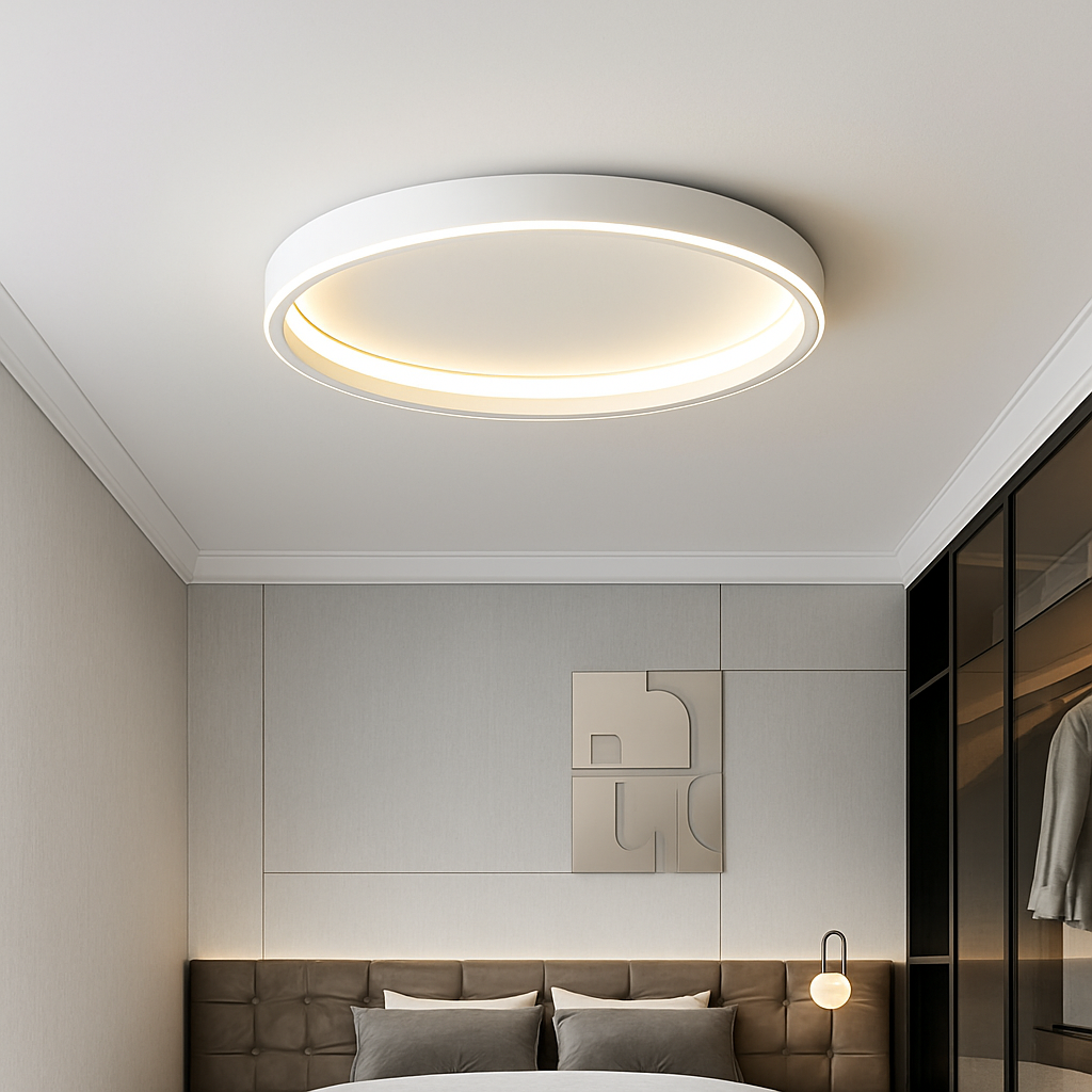 plafonnier led moderne nordique pour éclairage intérieur - vue 3 sur 18