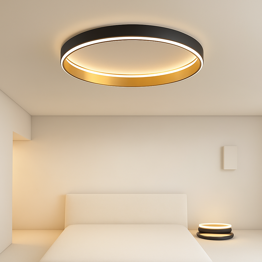 plafonnier led moderne nordique pour éclairage intérieur - vue 4 sur 18