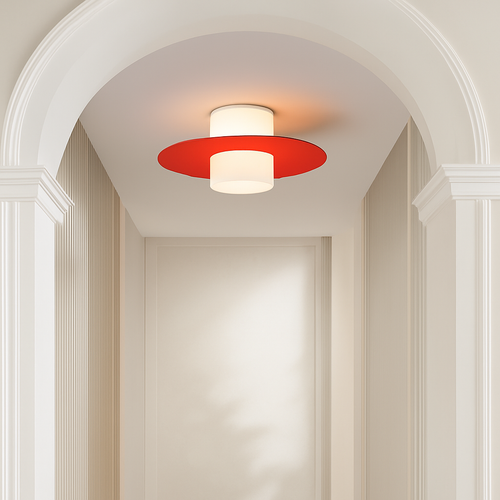plafonnier led moderne pour allée couloir et salon - vue 6 sur 9