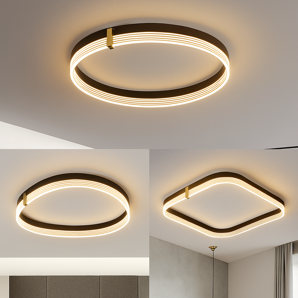 plafonnier led moderne pour décoration d'intérieur élégante - vue 5 sur 21