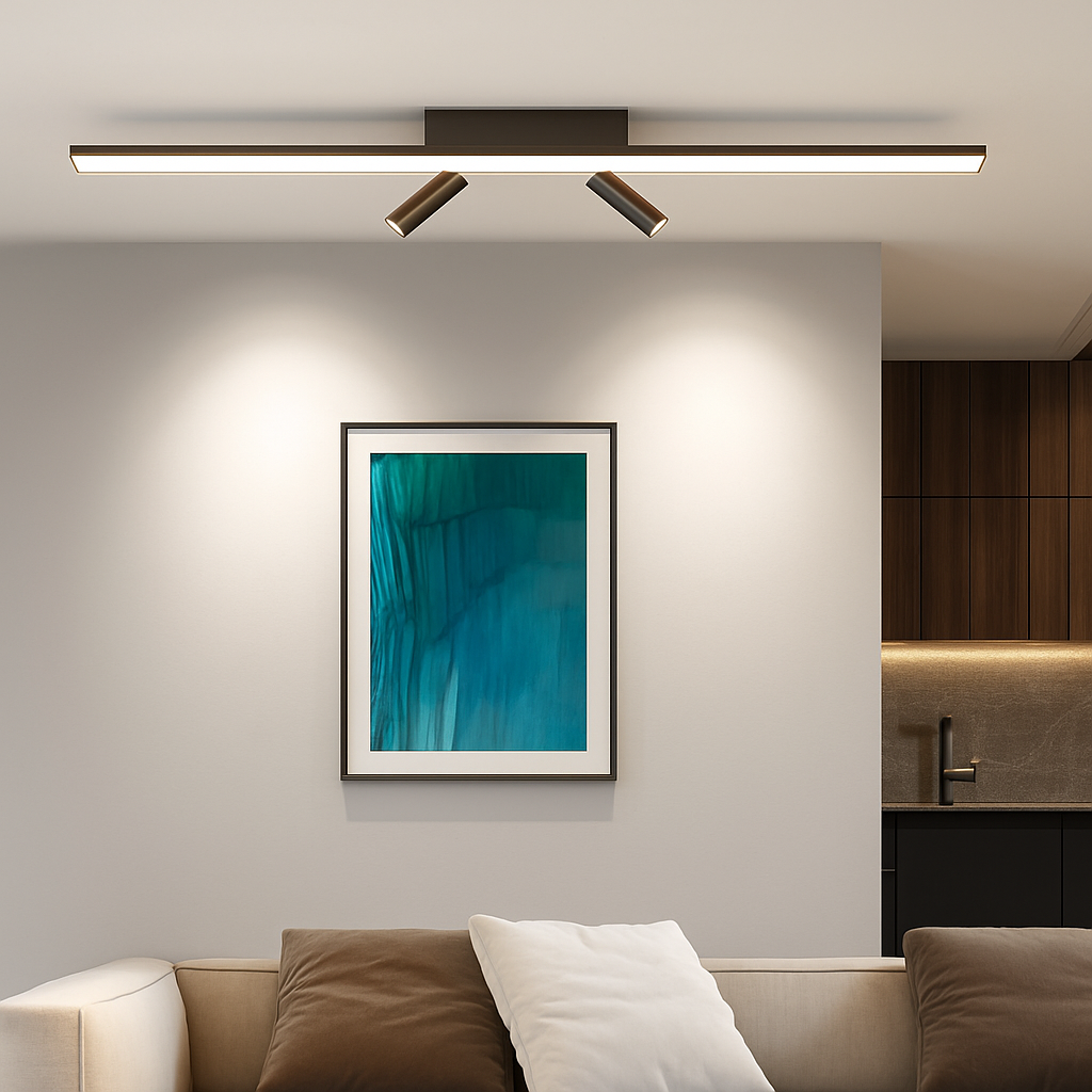 plafonnier à led moderne pour toutes les pièces de la maison - vue 4 sur 10