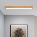 Nordic LED wooden ceiling light minimalist design for modern interiors