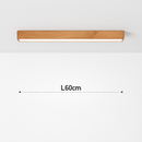 Nordic LED wooden ceiling light minimalist design for modern interiors