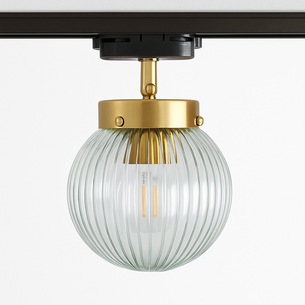 plafonnier led nordique en verre décoratif d'intérieur réglable - vue 5 sur 10