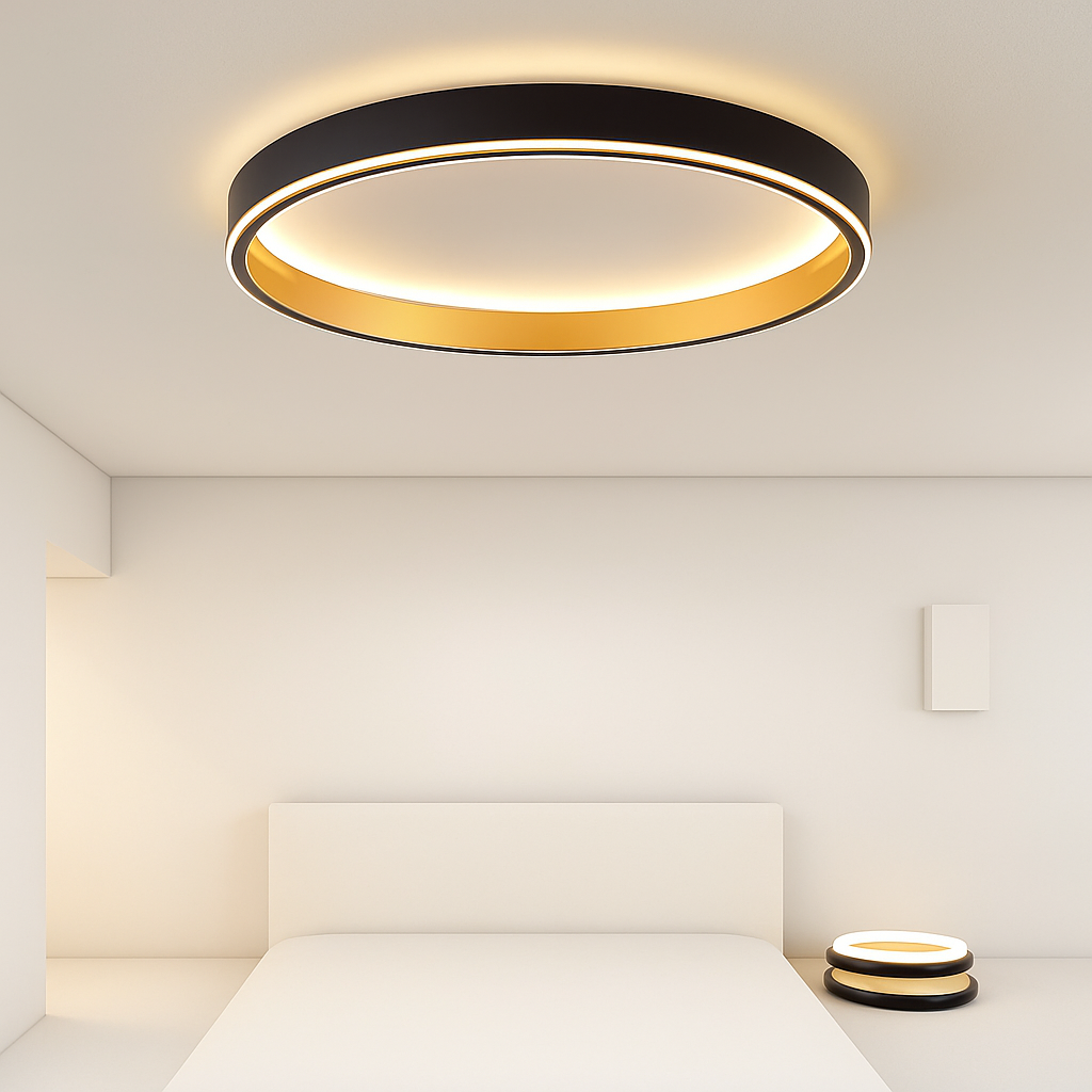 Plafonnier Led nordique moderne pour salon - vue 6 sur 18