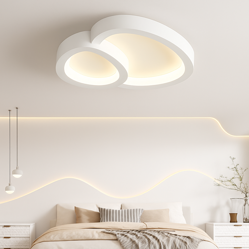 plafonnier led nordique pour décoration intérieure élégante - vue 4 sur 14