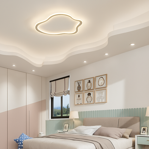 plafonnier led nordique pour décoration intérieure moderne - vue 4 sur 17
