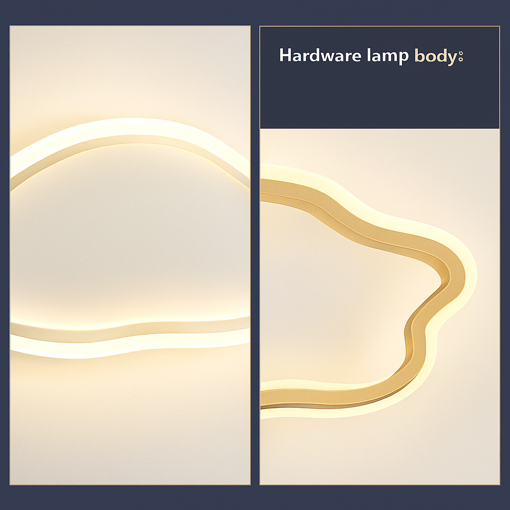 plafonnier led nordique pour décoration intérieure moderne - vue 5 sur 17