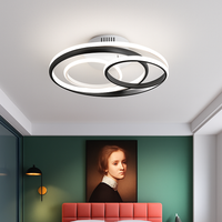 plafonnier led nordique pour ventilateur avec télécommande et lumière