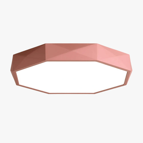 Plafonnier LED octogone coloré très fin Balcony - vue 2 sur 6