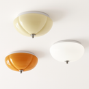 Retro minimalist glass pumpkin LED ceiling light decorative indoor fixture