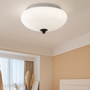 Retro minimalist glass pumpkin LED ceiling light decorative indoor fixture