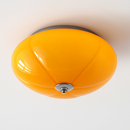 Retro minimalist glass pumpkin LED ceiling light decorative indoor fixture