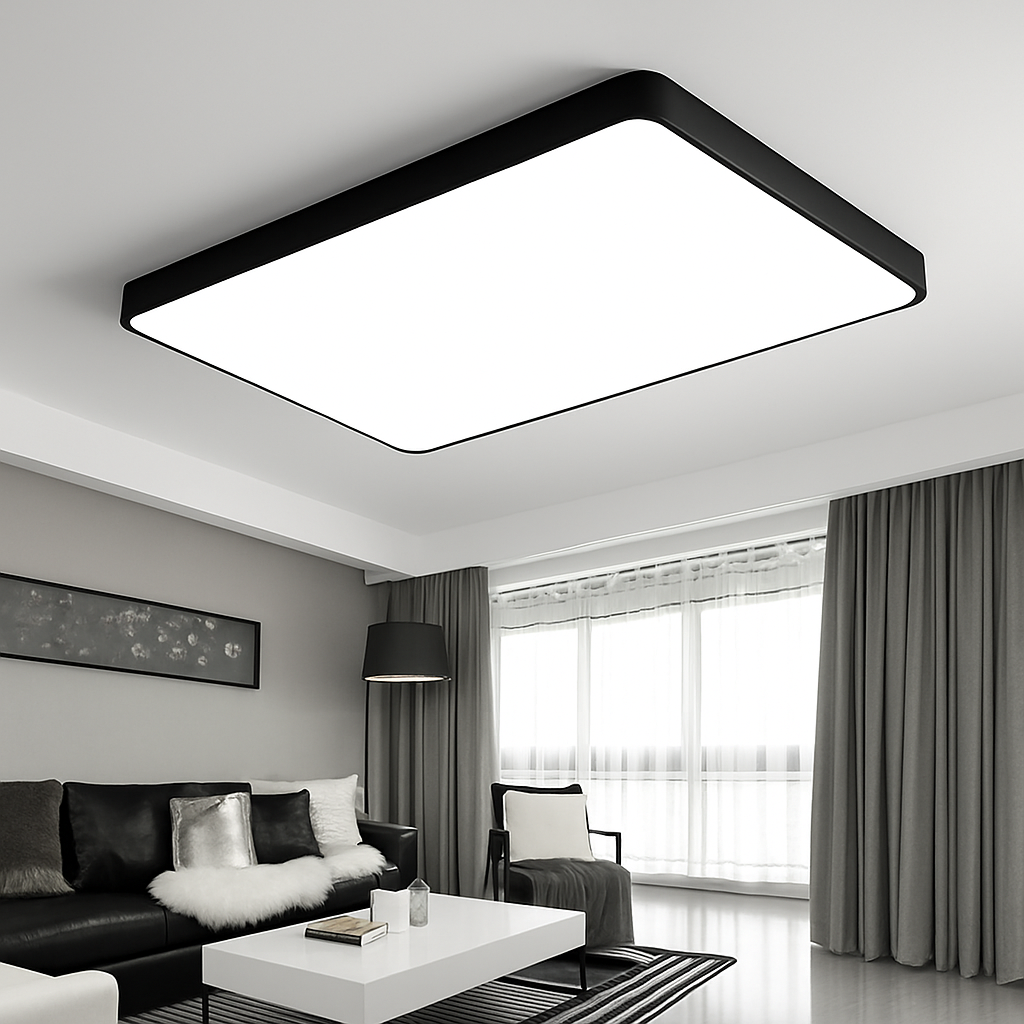 Plafonnier LED rectangle moderne Bwart - vue 4 sur 5