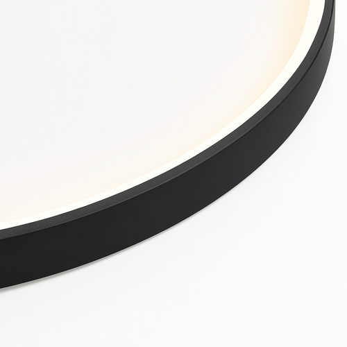 Round LED ceiling light with simple Nordic design - vue 6 sur 14