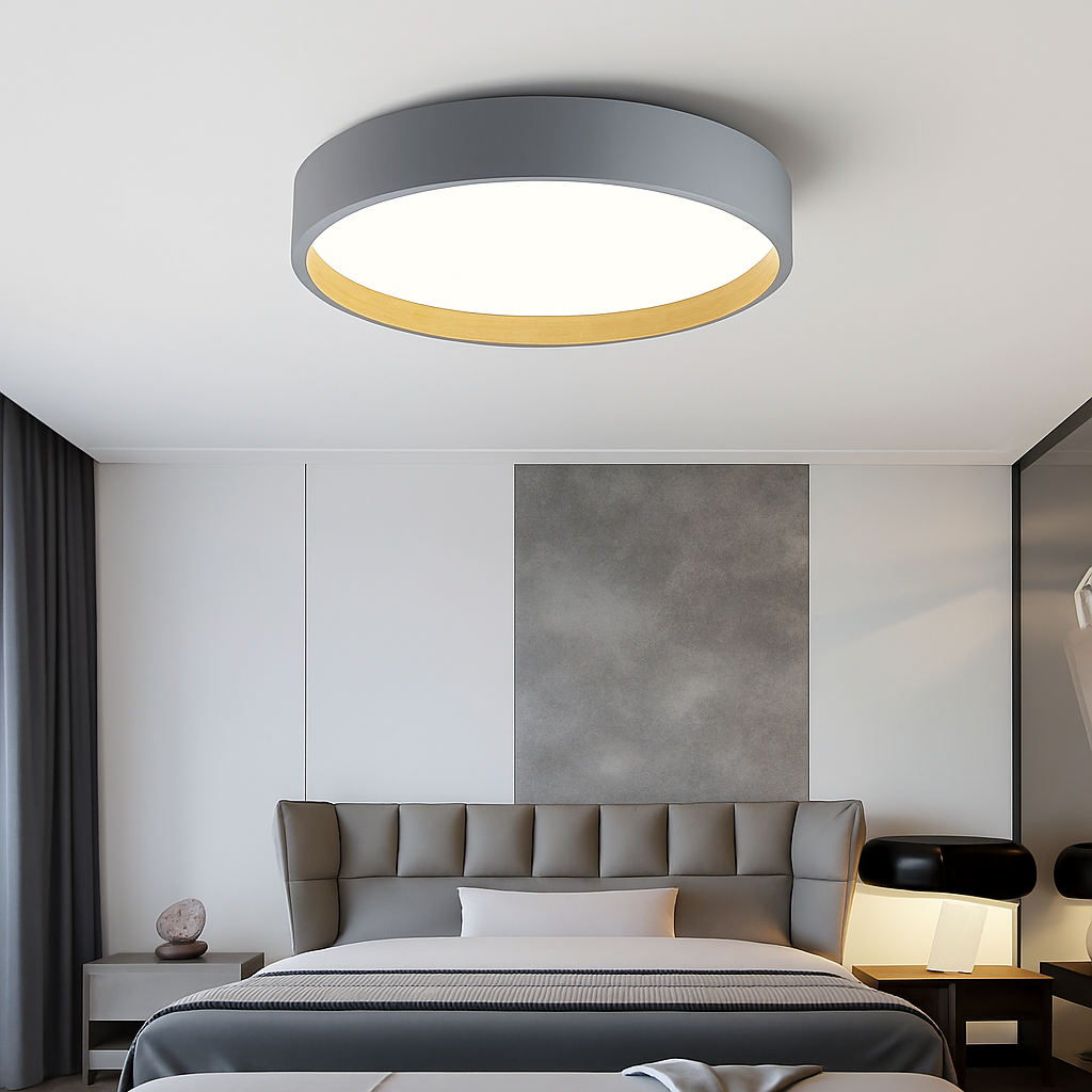 plafonnier led rond design italien pour intérieur moderne - vue 4 sur 12