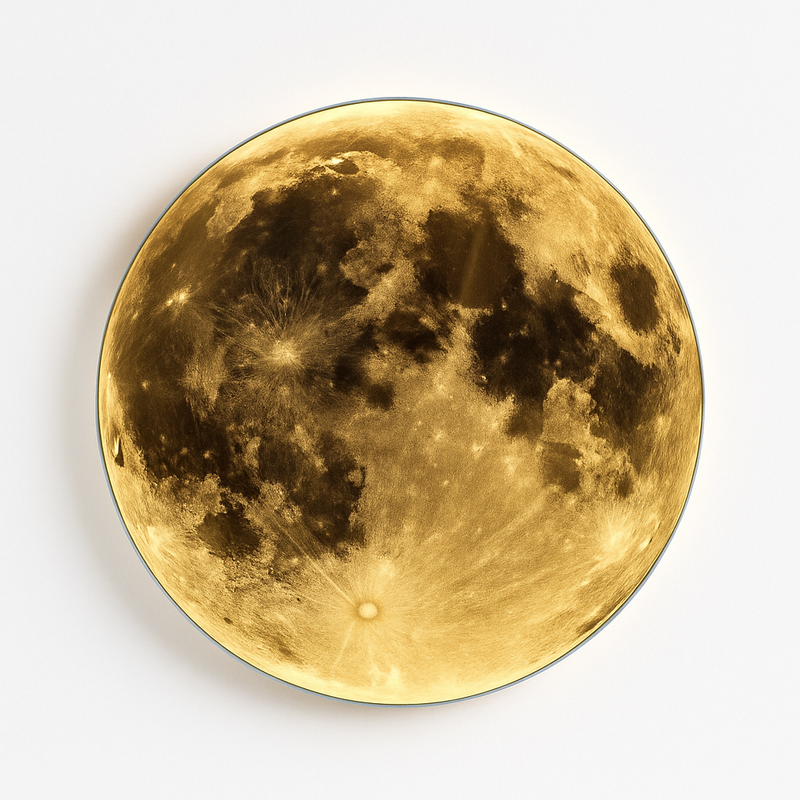 plafonnier led rond lune design nordique créatif décoratif