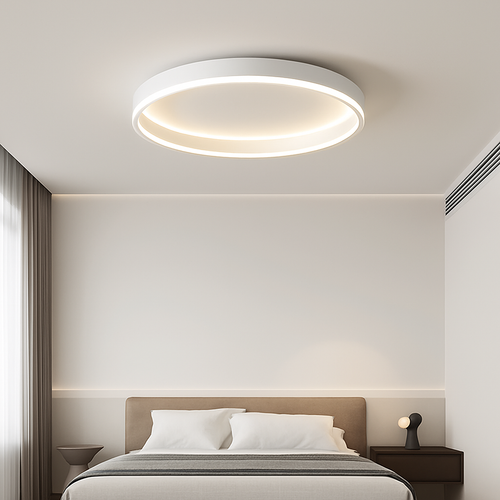 Minimalist round LED ceiling light nordic modern decorative indoor lamp - vue 2 sur 9