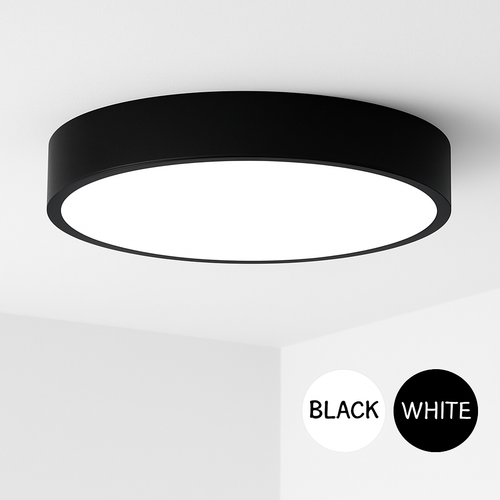 Simplistic round LED ceiling light - vue 2 sur 2