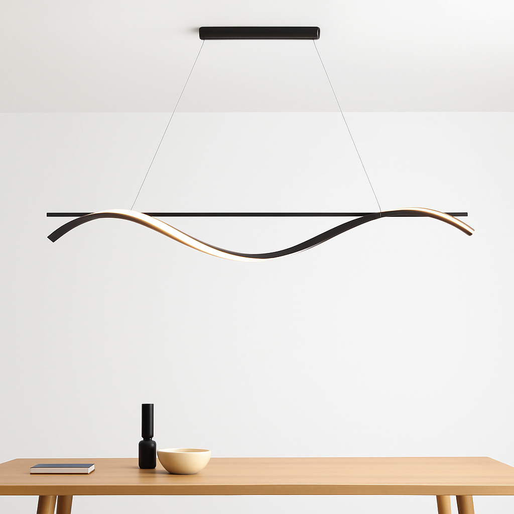 plafonnier led suspendu au design moderne idéal pour hôtel - vue 4 sur 10