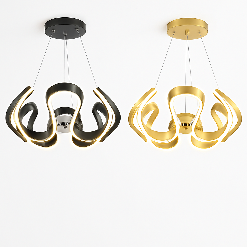 Plafonnier LED suspendu au design nordique