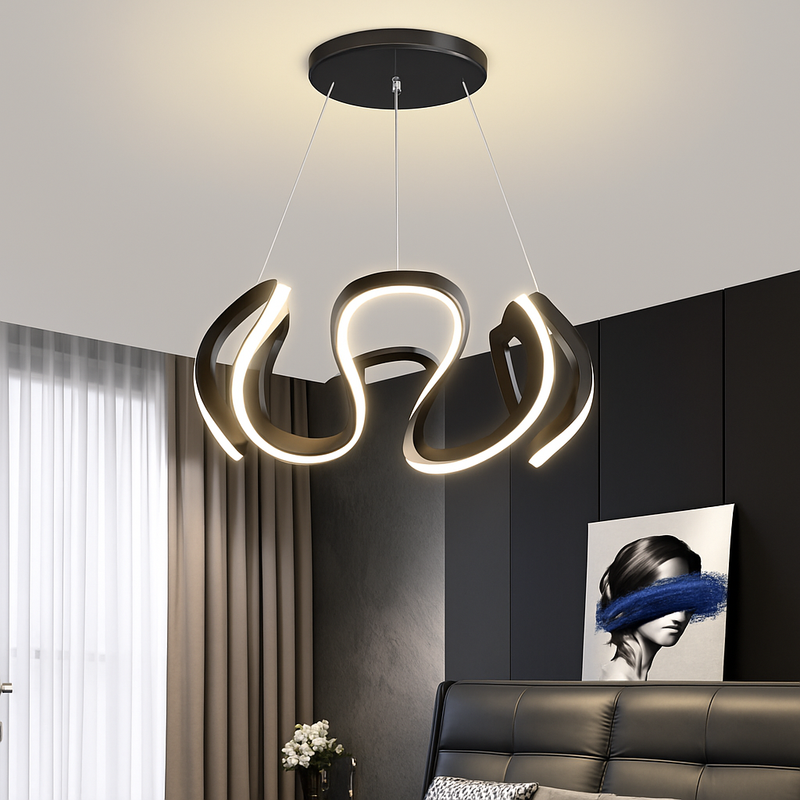 Plafonnier LED suspendu au design nordique