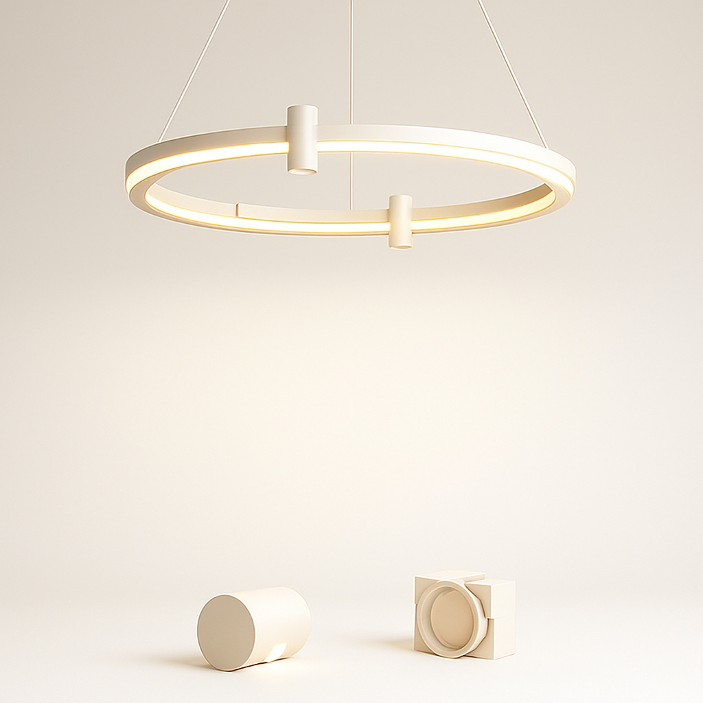 plafonnier led suspendu design moderne luminaire décoratif intérieur - vue 5 sur 10