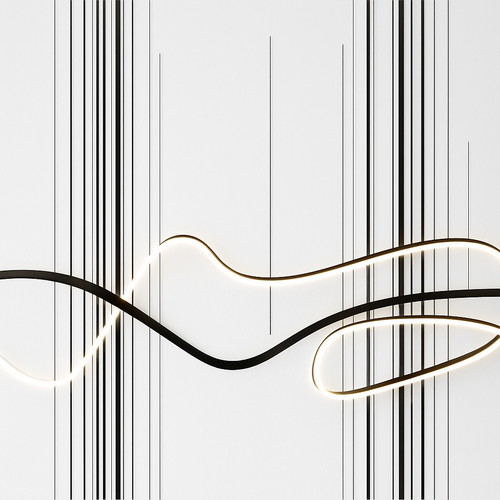 plafonnier led suspendu design moderne pour hôtel ou restaurant