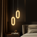Plafonnier LED suspendu en acrylique au design moderne