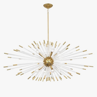 Lustre LED en cristal design moderne décoratif de luxe