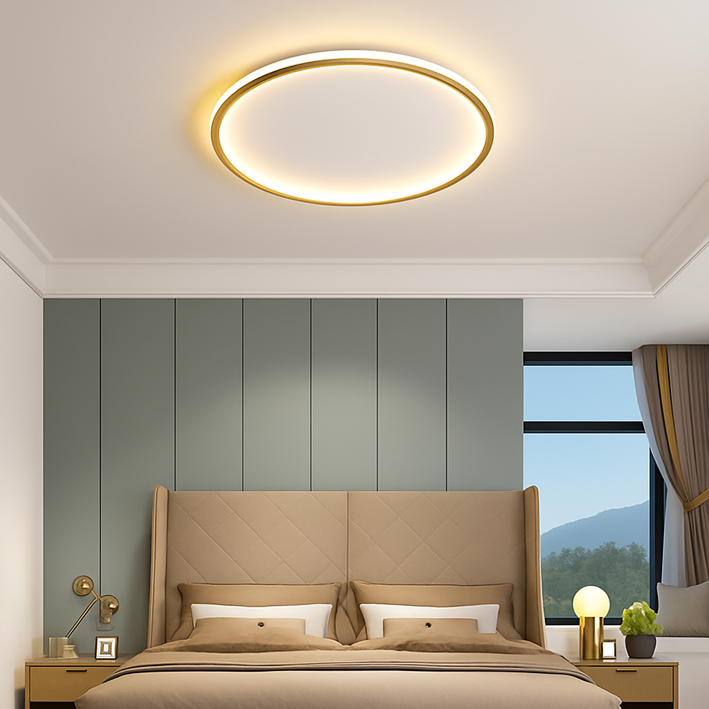 Ultra-slim nordic modern minimalist LED ceiling light - vue 3 sur 22