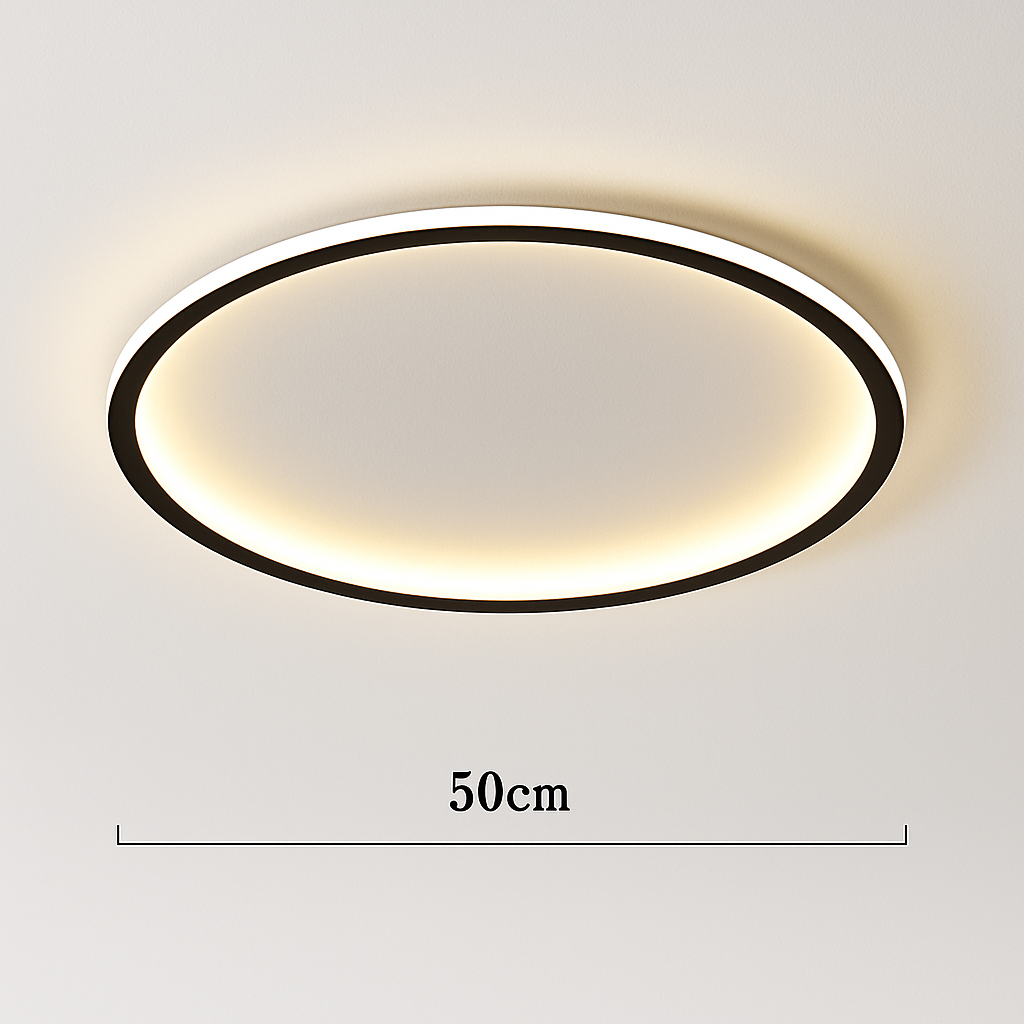 Ultra-slim nordic modern minimalist LED ceiling light - vue 9 sur 22