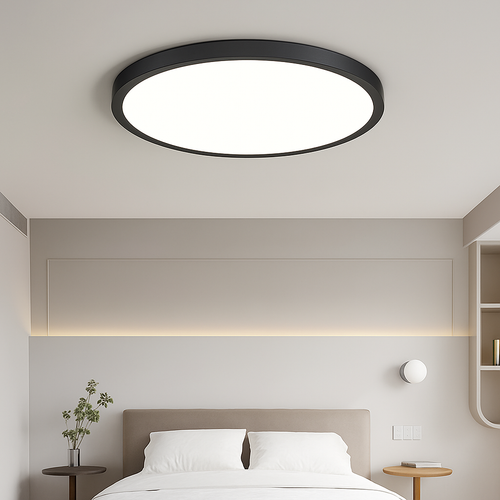 Ultra-slim modern nordic rectangular LED ceiling light acrylic - vue 7 sur 20
