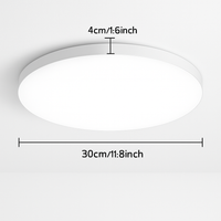 plafonnier led ultra mince rond carré pour lumières