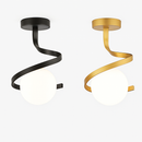 Plafonnier Luminaire Nordique Verre Boule
