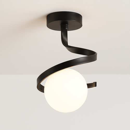 Plafonnier Luminaire Nordique Verre Boule