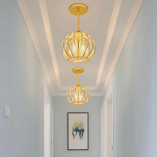 Modern minimalist ceiling light with LED home decoration - vue 5 sur 9