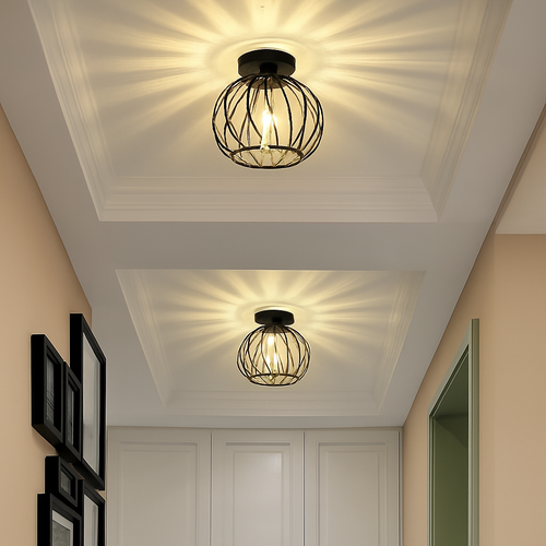 Modern minimalist ceiling light with LED home decoration - vue 6 sur 9