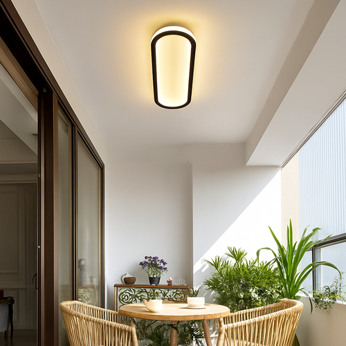 plafonnier minimaliste ultra fin pour intérieur et extérieur