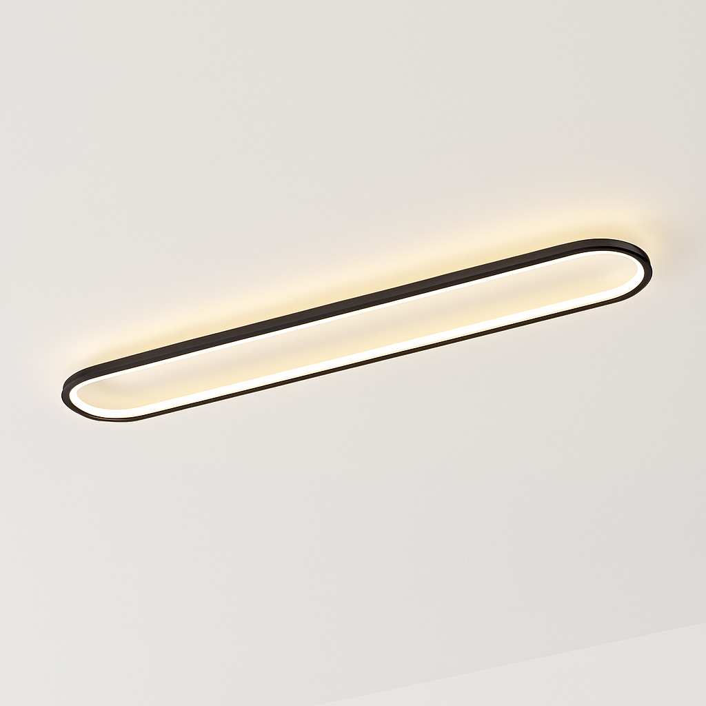 plafonnier minimaliste ultra fin pour intérieur et extérieur - vue 9 sur 24