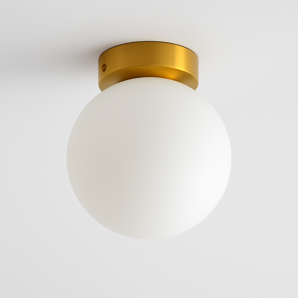 plafonnier moderne en verre pour un éclairage élégant - vue 7 sur 8
