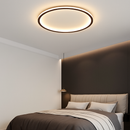 Plafonnier moderne LED en forme d'anneau métallique Marisol