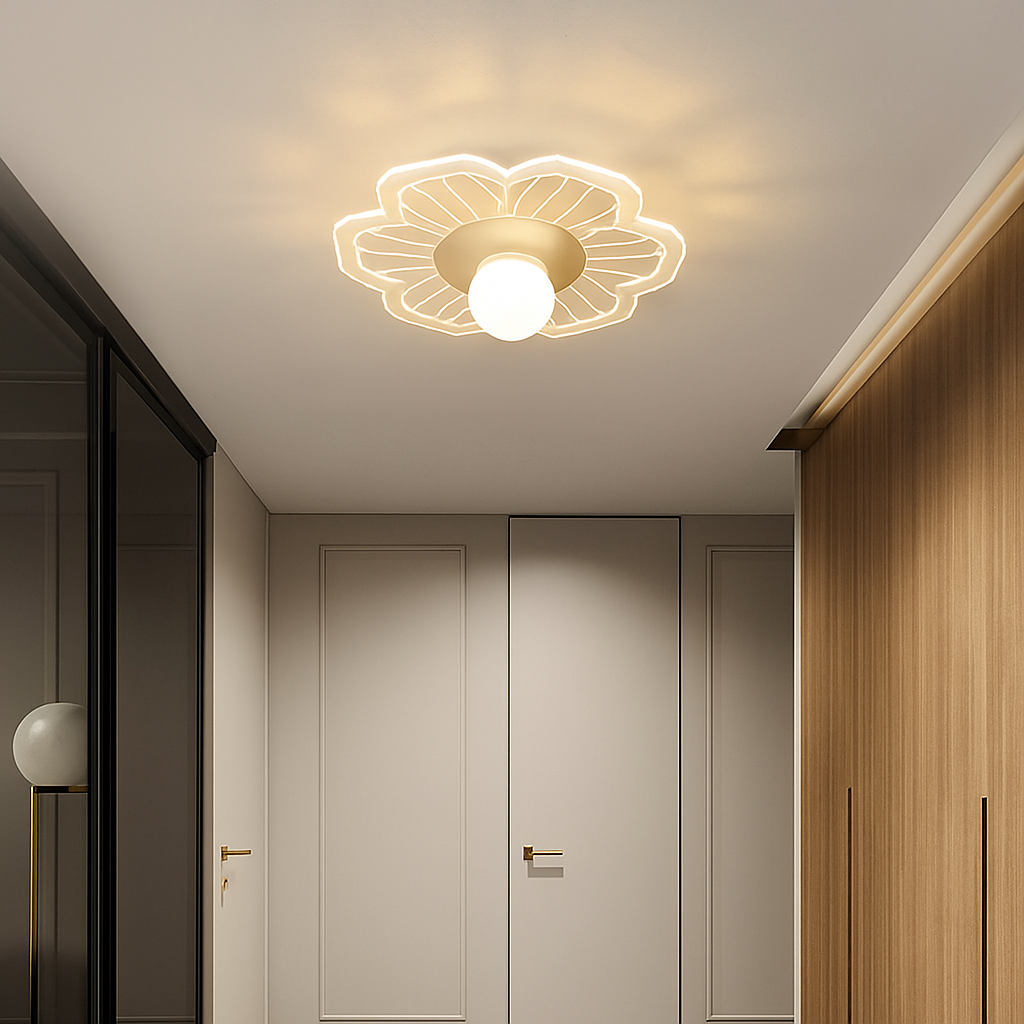 Plafonnier moderne LED en forme de fleur Majesty - vue 2 sur 9