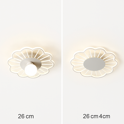 Plafonnier moderne LED en forme de fleur Majesty
