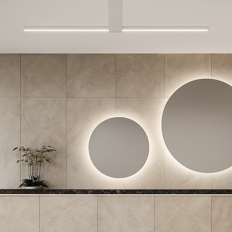 Plafonnier moderne LED minimaliste barre lumineuse Mahil