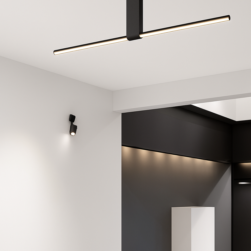 Plafonnier moderne LED minimaliste barre lumineuse Mahil