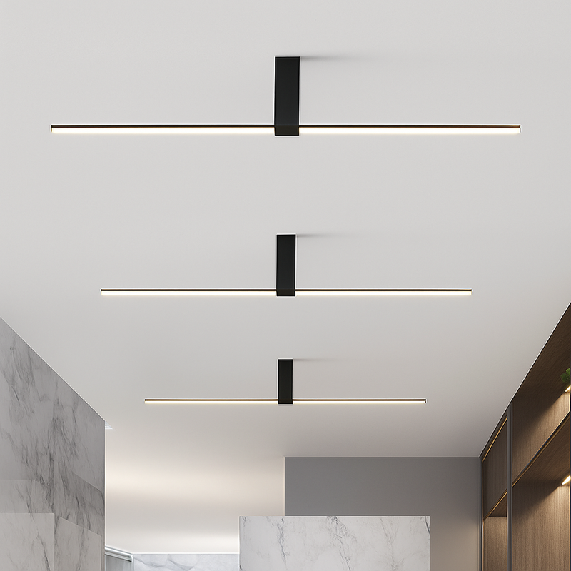 Plafonnier moderne LED minimaliste barre lumineuse Mahil