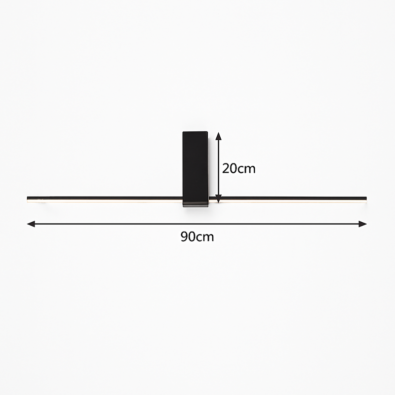 Plafonnier moderne LED minimaliste barre lumineuse Mahil